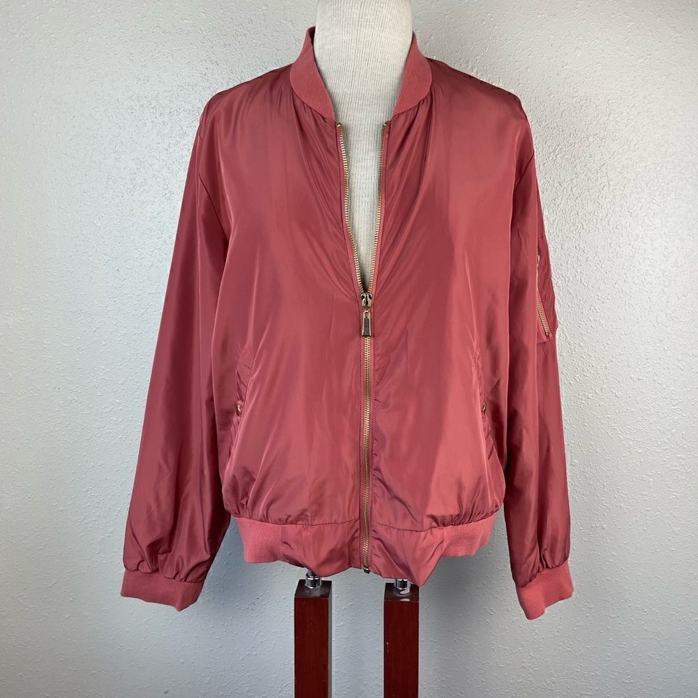 Active USA Burnt Orange Jacket Size L EUC